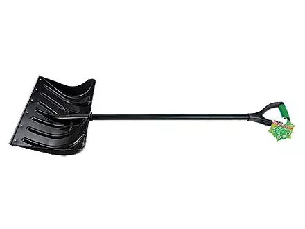 Лопата для уборки снега пластиковая 500 х 325 х 1300 мм металлопластиковый черенок Palisad 61501 купить в Новом Уренгое