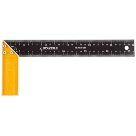 Угольник STAYER "MASTER" столярный, стальное полотно, 300мм 3430-30_z01 купить в Новом Уренгое