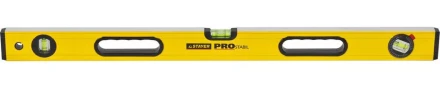 Уровень STAYER &quot;PROFI&quot; PROSTABIL профессион коробчатый, усилен, 2 фрезер поверхн, 3 ампулы (1 поворотная), ручки, 80 см 3471-080_z01 купить в Новом Уренгое