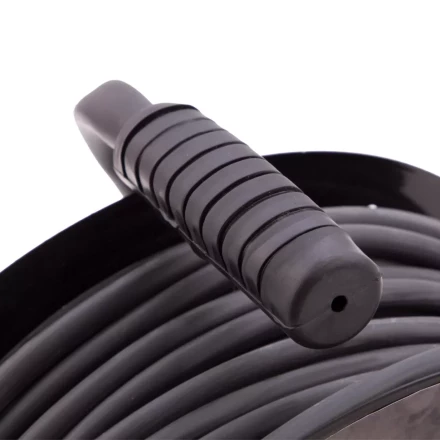 Удлинитель силовой 50 м, 16А, тип УХз16, КГ 3 x 1.5 мм, на стальной катушке, 4 розетки Сибртех 95877 купить в Новом Уренгое