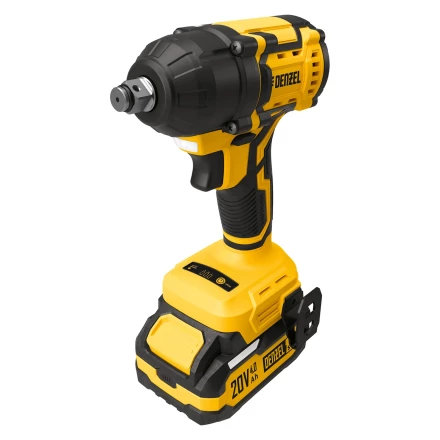 Гайковерт ударный аккумуляторный бесщет. CIWH-BL-20-500, Li-Ion, 20 В// Denzel купить в Новом Уренгое