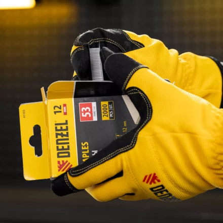 Скобы Denzel 12 мм, для мебельного степлера, тип 53, 2000 шт. 41103 купить в Новом Уренгое