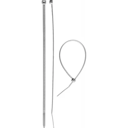 Хомуты ЗУБР нейлоновые белые 2,5x80мм, 100шт 309010-25-080 купить в Новом Уренгое