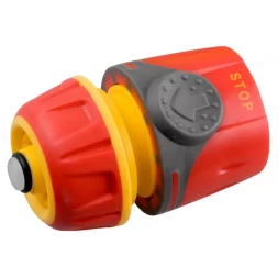 Соединитель GRINDA "Premium" с автостопом, пластмассовый с TPR, 1/2" 8-426429
