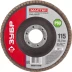 Круг шлифовальный ЗУБР &quot;МАСТЕР&quot; лепестковый торцевой, зерно-электрокорунд нормальный, тип КЛТ 1, P80, 115х22,2мм 36593-115-80 купить в Новом Уренгое