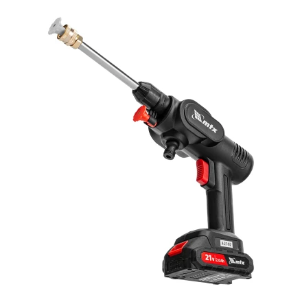 Моечная машина высокого давления аккумуляторная А-21-02, 40 бар, 4 л/мин, Li-ion 21 В, 2 акк.// MTX купить в Новом Уренгое