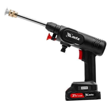 Моечная машина высокого давления аккумуляторная А-21-02, 40 бар, 4 л/мин, Li-ion 21 В, 2 акк.// MTX купить в Новом Уренгое