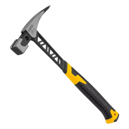 Молоток кровельщика 600 г, цельнокованый, боек с магнитом, двухкомп. обрезин. рук-ка Denzel 10623 купить в Новом Уренгое