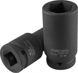 Головка ударная шестигранная 3/4" М38 удлиненная S03AD6138 Jonnesway 48756
