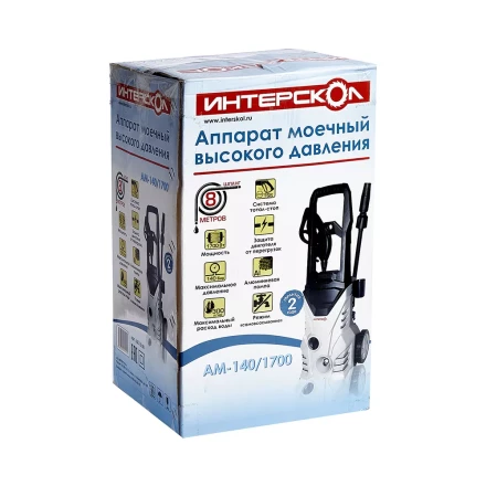 Минимойка-мойка высокого давления ИНТЕРСКОЛ АМ-140/1700 купить в Новом Уренгое