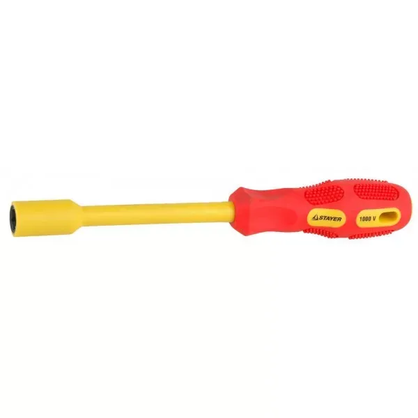 Отвертка STAYER "INSULATED" MAX-GRIP диэлектрич, Cr-V, HEX 12x125мм 25829-12-125 G купить в Новом Уренгое