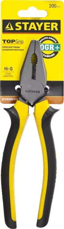 Плоскогубцы комбинированные "TopGrip", 200мм, STAYER 2205-1-20_z01 купить в Новом Уренгое