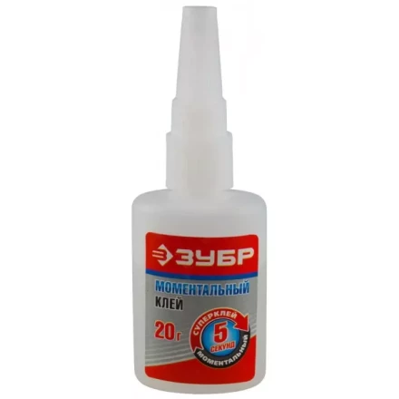 Клей ЗУБР моментальный, на блистере, 20 г 41906 купить в Новом Уренгое