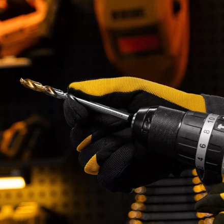 Сверло спиральное по металлу Denzel 8,5 x 117 мм, Р6М5, Golden Tip, 718240 купить в Новом Уренгое