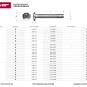 Винт DIN 7985 M5x30мм, 7шт, кл. пр. 4.8, оцинкованный, ЗУБР 303156-05-030 купить в Новом Уренгое