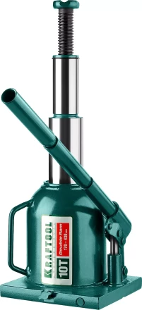 Домкрат гидравлический бутылочный &quot;Double Ram&quot;, сварной, телескопический, 10т, 170-430мм, KRAFTOOL 43463-10 43463-10 купить в Новом Уренгое