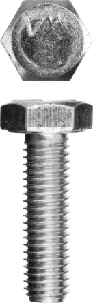 Болт ЗУБР &quot;МАСТЕР&quot; с шестигранной головкой, ГОСТ 7798-70, класс прочности 5.8, оцинкованный, M8x16мм, 5кг 303080-08-016 купить в Новом Уренгое