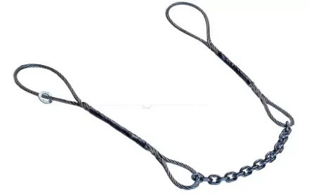 Строп комбинированный 0.7 т L=4 м L цепи=1.2 м заплет купить в Новом Уренгое