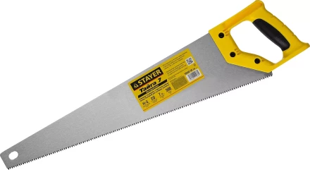 Ножовка универсальная (пила) &quot;Тайга-7&quot;, 500мм,7TPI, закаленный зуб, рез вдоль и поперек волокон, для средн заготовок, фанеры, ДСП,МДФ, STAYER 15050-50_z02 купить в Новом Уренгое