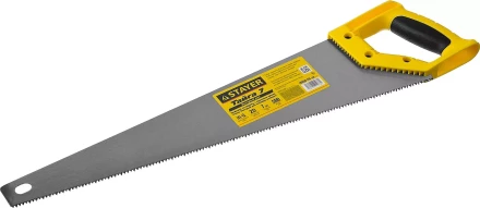 Ножовка универсальная (пила) &quot;Тайга-7&quot;, 500мм,7TPI, закаленный зуб, рез вдоль и поперек волокон, для средн заготовок, фанеры, ДСП,МДФ, STAYER 15050-50_z02 купить в Новом Уренгое