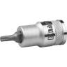 Торцовая бита-головка KRAFTOOL "INDUSTRIE QUALITAT", материал S2, TORX, сатинированная, 1/2", Т25 27905-25_z01 купить в Новом Уренгое