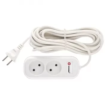 Удлинитель бытовой серия EU, без заземления, 7м, 2 роз., 6А Stern 95723 купить в Новом Уренгое