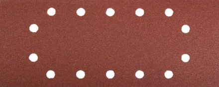 Лист шлифовальный ЗУБР &quot;МАСТЕР&quot;, 14 отверстий, для ПШМ на зажимах, Р180, 115х280мм, 5шт 35594-180 купить в Новом Уренгое