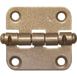 Петля накладная стальная "ПН-40", цвет бронзовый металлик, универсальная, 40мм 37625-40