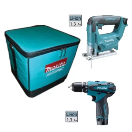 Набор Makita DK1475X3 (Дрель DF330DZ + Лобзик JV100DZ) купить в Новом Уренгое