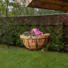 Кашпо подвесное с декором, с кокосовой корзиной, диаметр, 30 см Palisad 690108 купить в Новом Уренгое