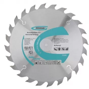 Пильный диск по дереву 216 x 32/30 x 24Т GROSS 73329 купить в Новом Уренгое