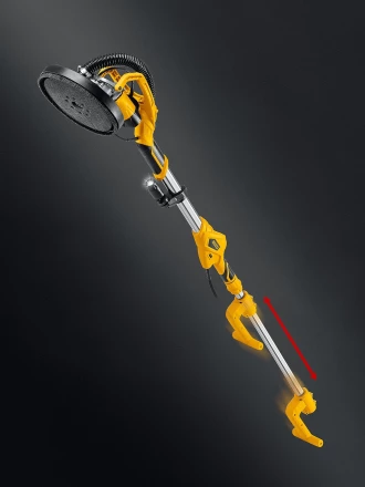 STEHER d225 мм, 800 Вт, сменные основания, подсветка, шлифовальная машина для стен (жираф) (DWC-800) купить в Новом Уренгое