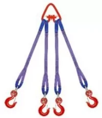 Строп текстильный четырехветвевой 4СТ 5 т  L=5 м  SF7 60 мм Звено РТ- 3