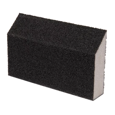 Губка для шлифования, 125 х 75 х 25 мм, трапеция, средняя жесткость, P 60 Сибртех 757287 купить в Новом Уренгое