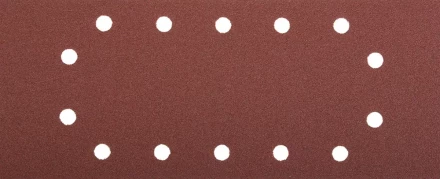 Лист шлифовальный ЗУБР &quot;МАСТЕР&quot;, 14 отверстий, для ПШМ на зажимах, Р100, 115х280мм, 5шт 35594-100 купить в Новом Уренгое