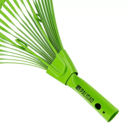 Грабли веерные стальные Palisad, 565 мм, 22 плоских зуба, эмалированные, усиленные, без черенка, 617015 купить в Новом Уренгое