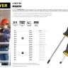 Отвертка STAYER "MASTER", двухкомпонентная рукоятка, магнитный наконечник, SL3,2x100мм 2509-03-10_z01 купить в Новом Уренгое