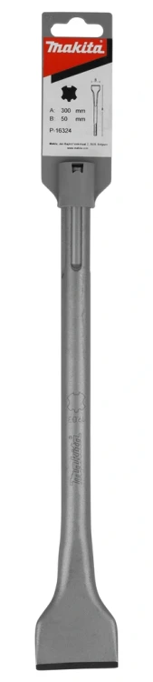Плоское зубило для снятия плитки Makita P-16324, SDS-Max 50х300 мм купить в Новом Уренгое