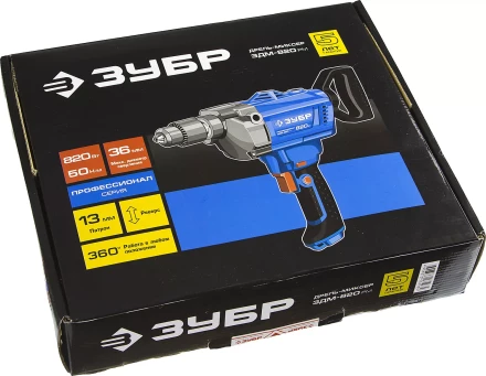 Дрель-миксер ЗДМ-820 РМ серия ПРОФЕССИОНАЛ купить в Новом Уренгое