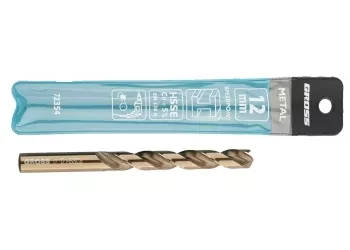 Сверло спиральное по металлу, 12 мм, HSS-Co  GROSS 72354 купить в Новом Уренгое