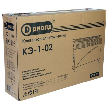Конвектор электрический Диолд КЭ-1-02 купить в Новом Уренгое