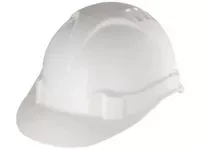 Каска защитная из ударопрочной пластмассы белая  СИБРТЕХ 89114 купить в Новом Уренгое