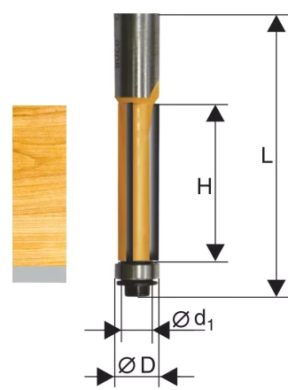 Фреза кромочная прямая ф127х25мм хв 8мм 10651 купить в Новом Уренгое