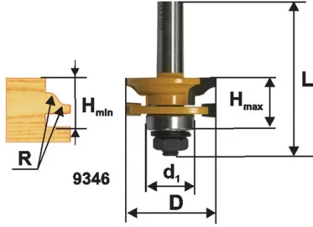 Фреза комб рамочная ф413х26мм хв 12мм 9346 купить в Новом Уренгое