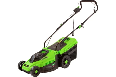 Газонокосилка электрическая L1500, 1500 Вт, ширина 33 см, 5 уровней, пластиковый травосборник 35 л Сибртех 96677 купить в Новом Уренгое