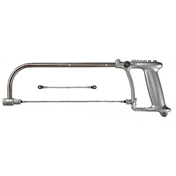 Набор ЗУБР "ЭКСПЕРТ" Ножовка "СОЮЗ" многоф 3-в-1:кафель, стекло, металл, приспособ для отлома, в компл 2 полотна-струны 4-15728