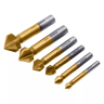 Набор зенковок Denzel 72313, HSS, M3-M10, 6 шт, металл. кейс купить в Новом Уренгое
