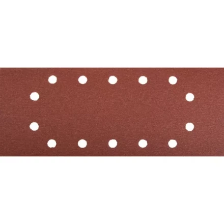 Лист шлифовальный ЗУБР &quot;МАСТЕР&quot;, 14 отверстий, для ПШМ на зажимах, Р320, 115х280мм, 5шт 35594-320 купить в Новом Уренгое