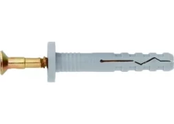 Дюбель-гвоздь полипропиленовый с потайным бортиком 6х40 мм 200 шт СИБРТЕХ 42123