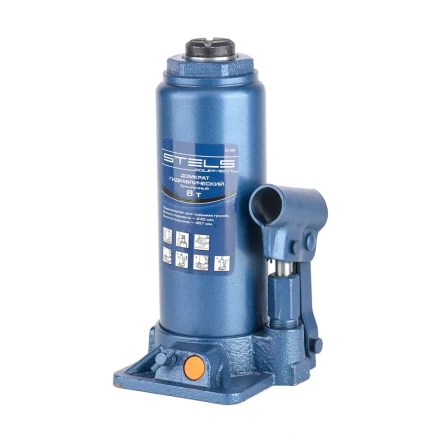 Домкрат гидравлический бутылочный 8 т h подъема 230–457 мм STELS 51104 купить в Новом Уренгое